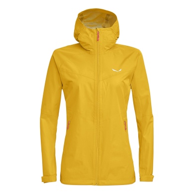 Salewa Ganzjahresjacke Puez Aqua 3 Powertex (wasserdicht) gelb Damen